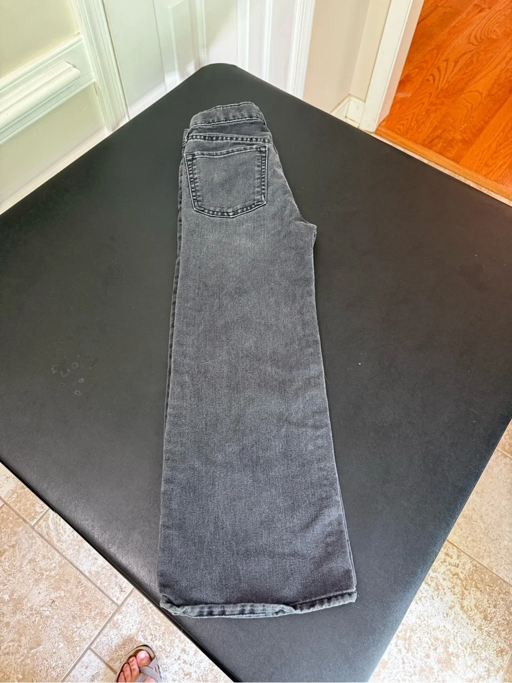 Old Navy Kids Wide-Leg Jeans - Charcoal Black